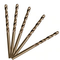 Kit 50 Brocas Revestidas de Aço Inoxidável de Alta Velocidade