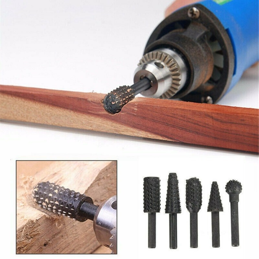 Kit 5 Brocas Rotativas para Madeira