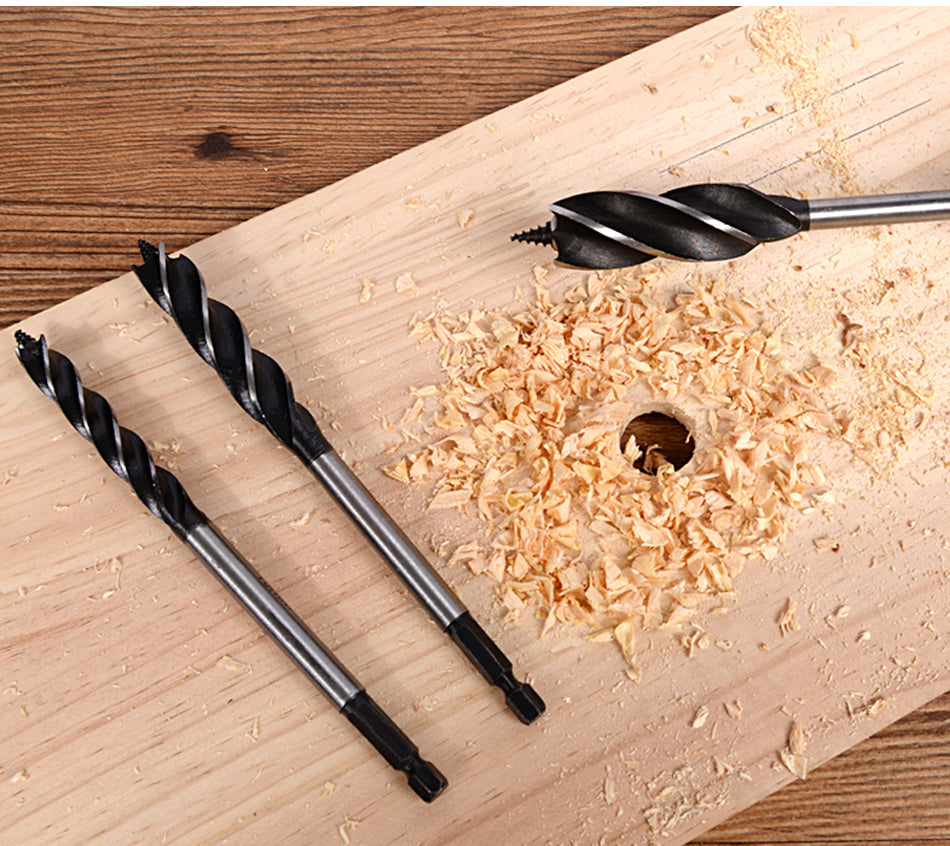 Kit 6 Brocas de Torção em Aço de Alta Velocidade