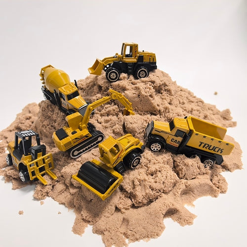 Kit 6 Veículos de Construção Infantil Ferrazi