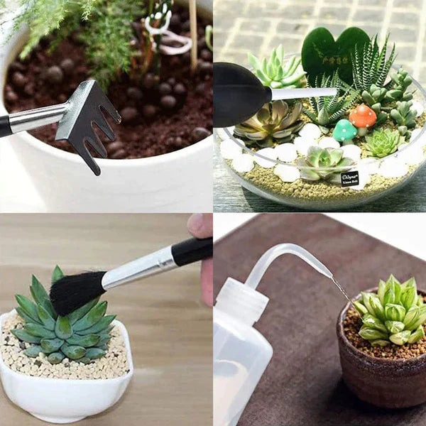 Kit Completo de Ferramentas para Jardinagem Manuais