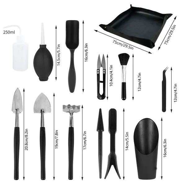 Kit Completo de Ferramentas para Jardinagem Manuais