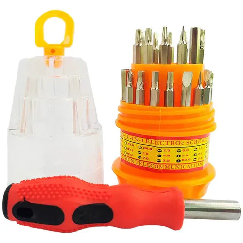 Kit de Chaves 31 Em 1 de Alta Precisão - Torx, Alen, Philips e diversas