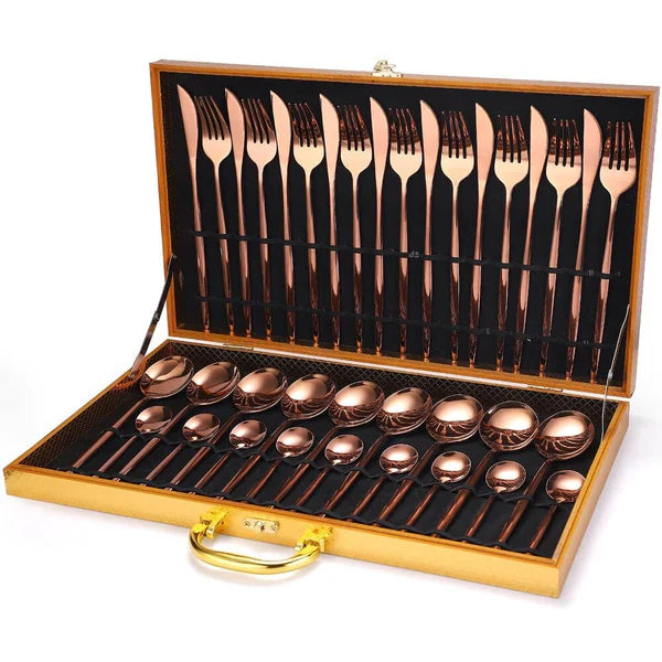 Kit de Talheres Slim em Aço Inoxidável Ferrazi