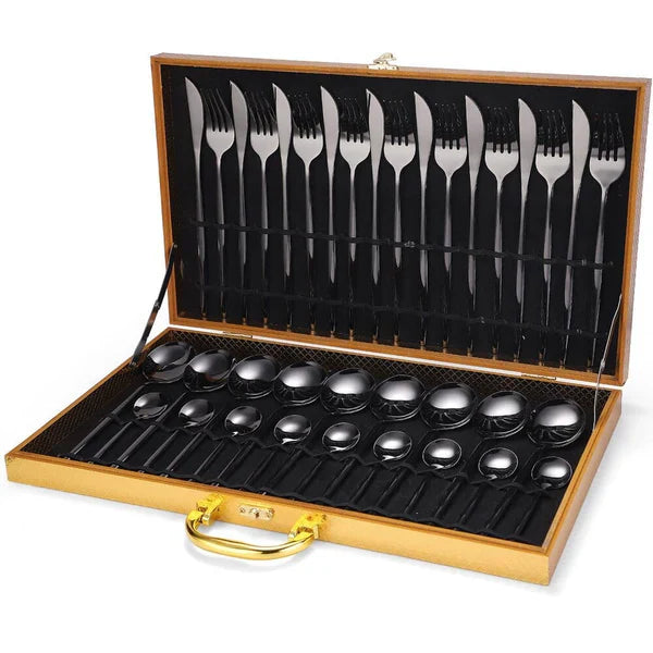 Kit de Talheres Slim em Aço Inoxidável Ferrazi