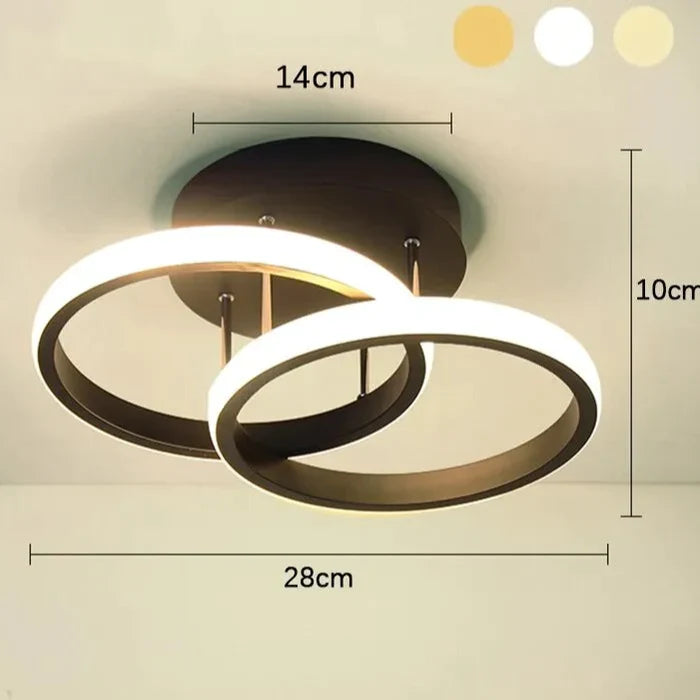 Lustre Pendente LED Moderno | GlowChic