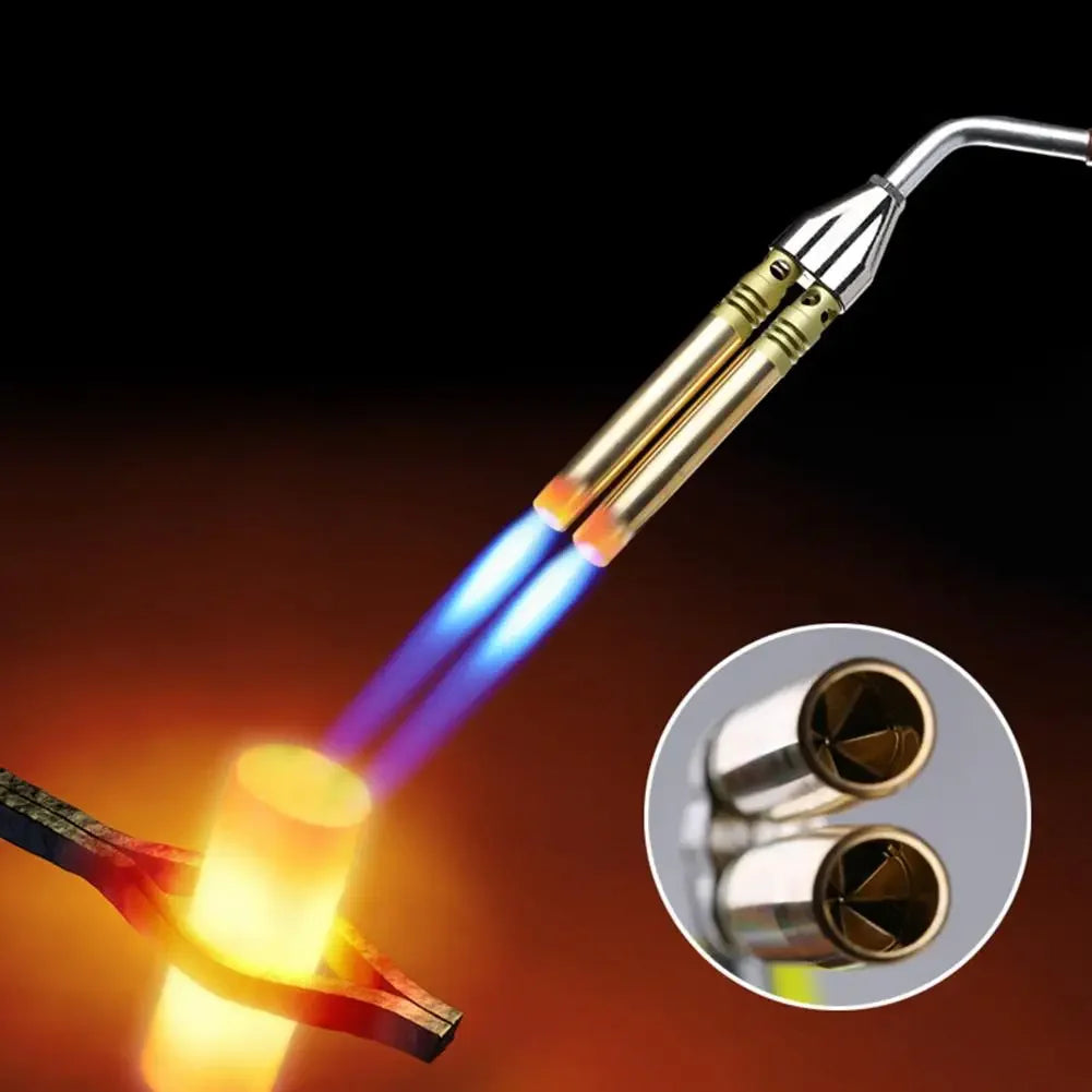 Maçarico com Tubo Duplo Portátil para Solda