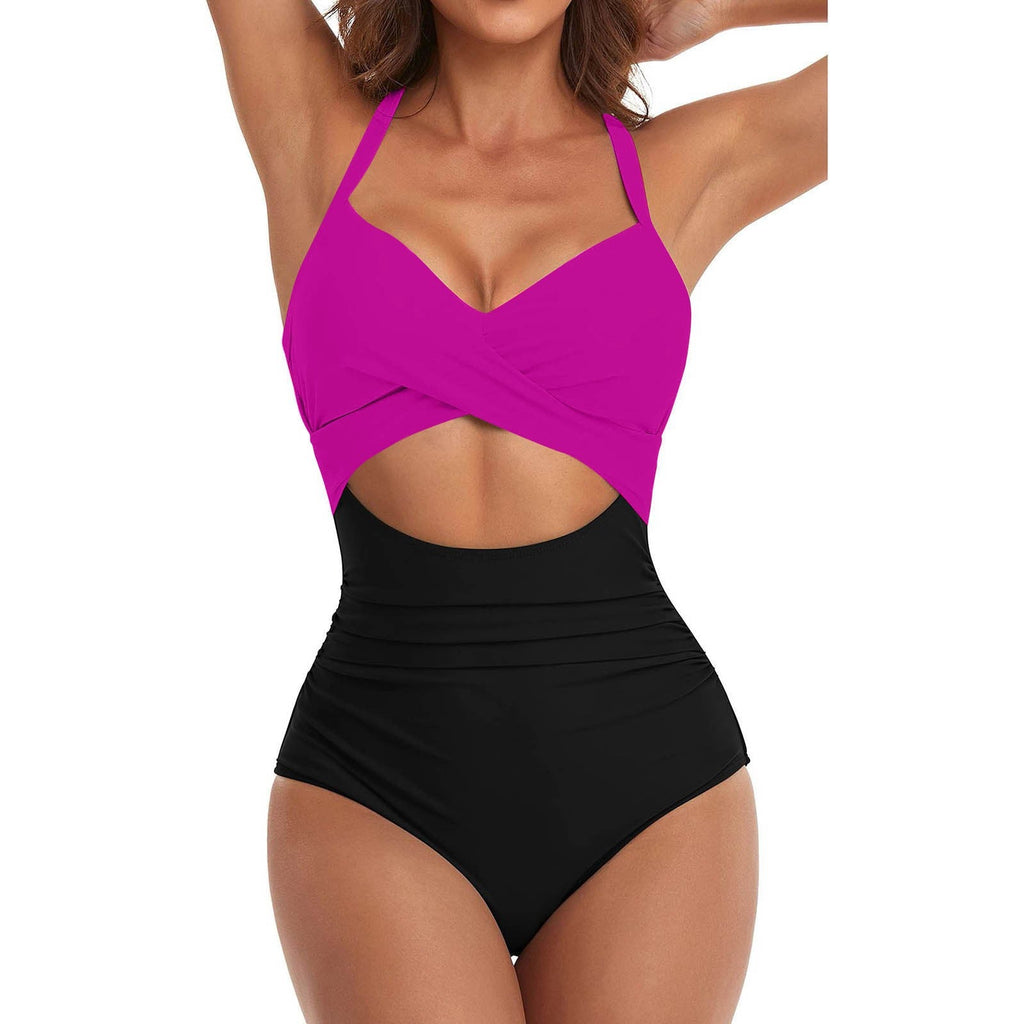 Maiô Feminino de Praia com Decote em V Ferrazi