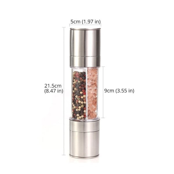 Moedor de Temperos 2 em 1 Manual Inox Ferrazi