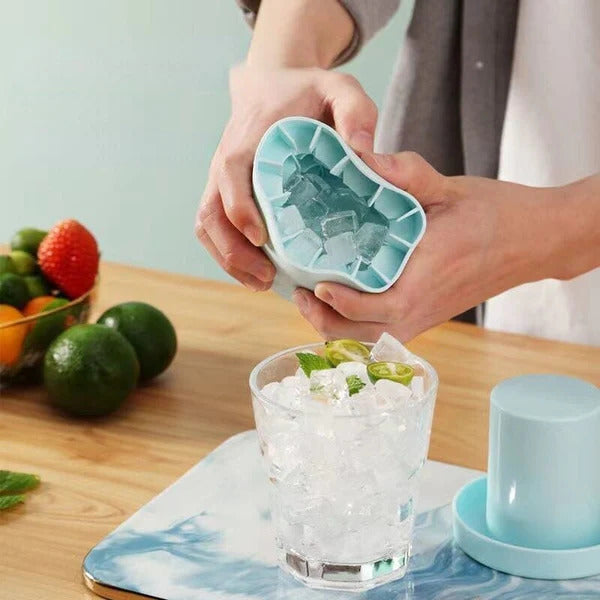 Molde Redondo de Gelo de Silicone Ferrazi