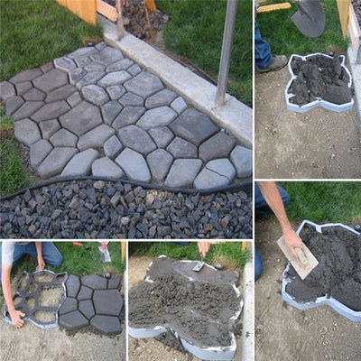 Molde de Concreto de Pavimentação para Jardim