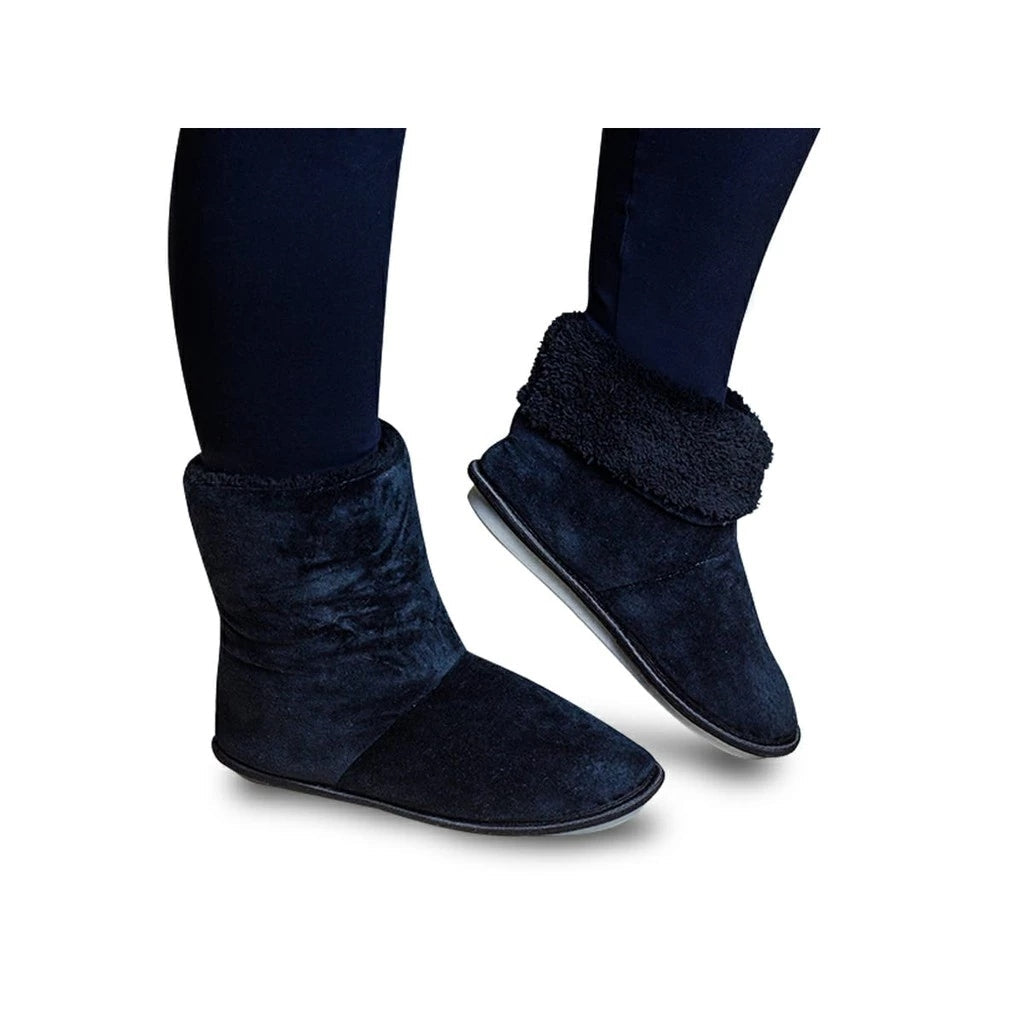 Pantufa Bota de Inverno Unissex Peluciada e Antiderrapante Ferrazi
