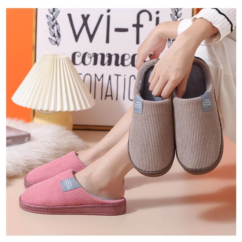Pantufa Unissex de Inverno para Adultos Pelúciado Ferrazi