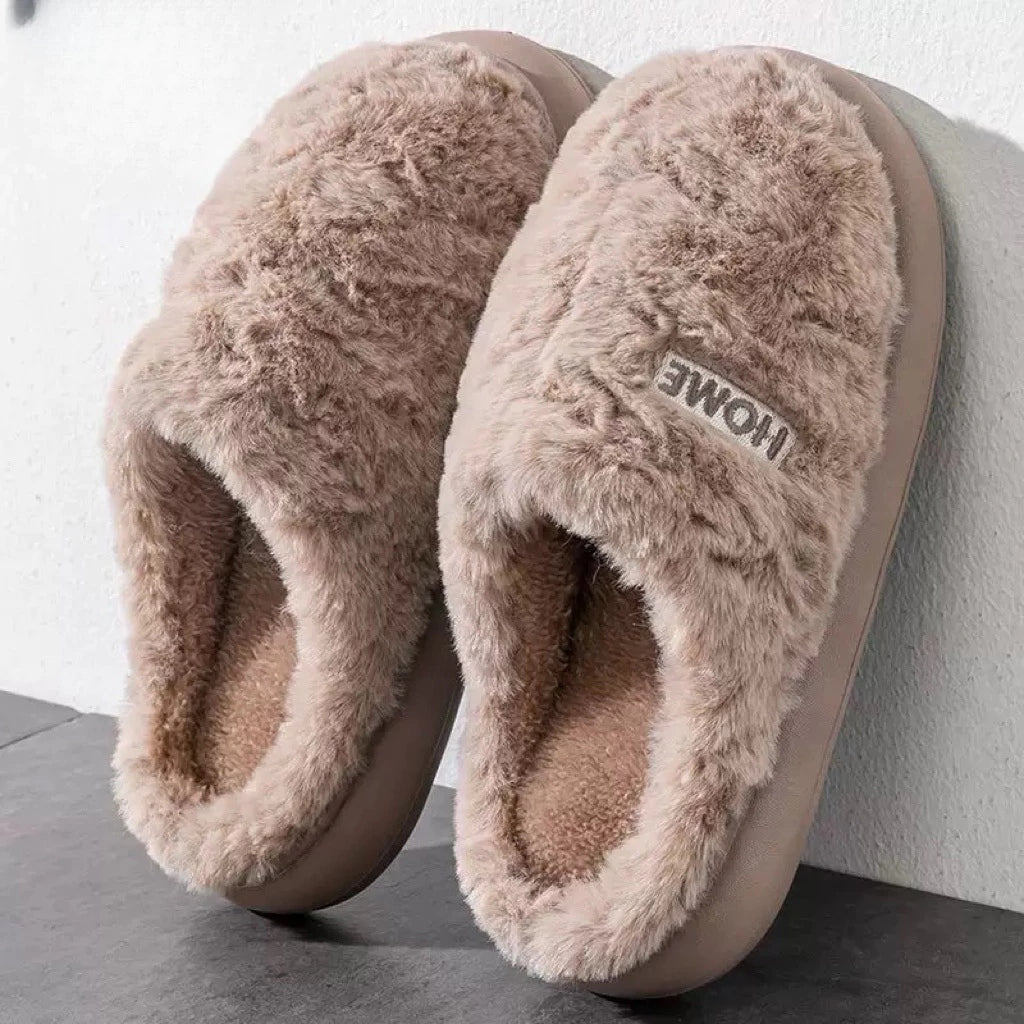 Pantufa Unissex Aveludada Antiderrapante para Inverno Ferrazi