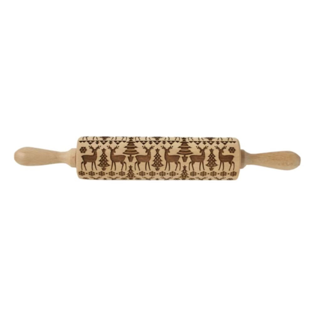 Rolo de Madeira para Decoração de Massas Ferrazi