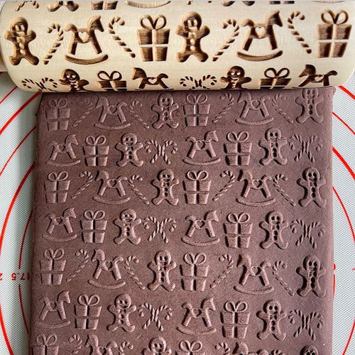 Rolo de Madeira para Decoração de Massas Ferrazi