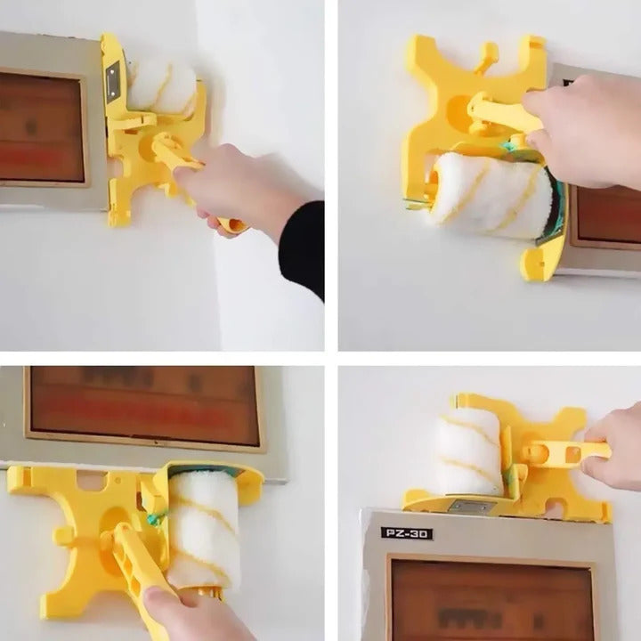 Rolo de Pintura de Bordas com Suporte Profissional Ferrazi