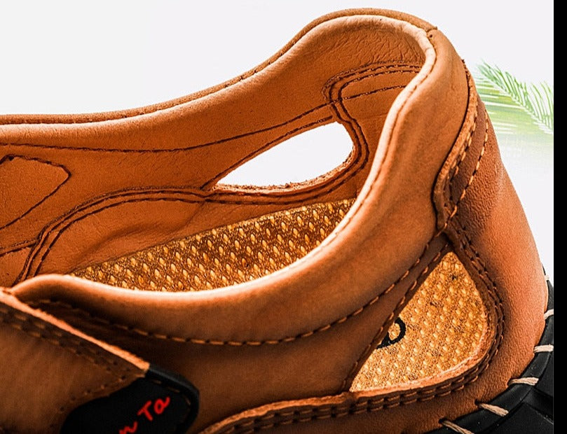 Sandália Casual Natural Horizonte Flow Serenidade, Conforto Premium em Cada Passo