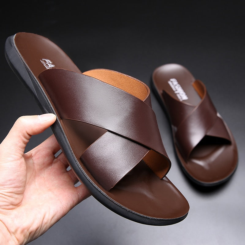 Sandália Masculina Premium Horizonte Urbano Jazz, Estilo e Segurança em Todos os Momentos