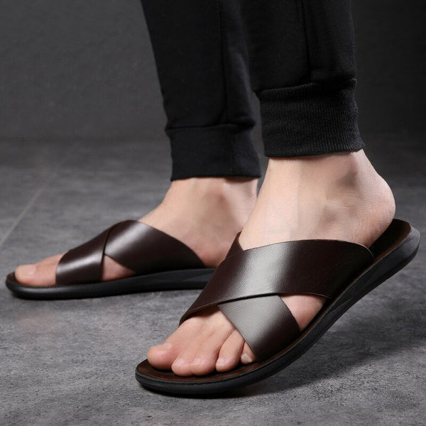 Sandália Masculina Premium Horizonte Urbano Jazz, Estilo e Segurança em Todos os Momentos