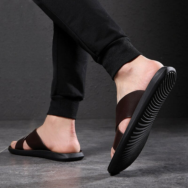 Sandália Masculina Premium Horizonte Urbano Jazz, Estilo e Segurança em Todos os Momentos