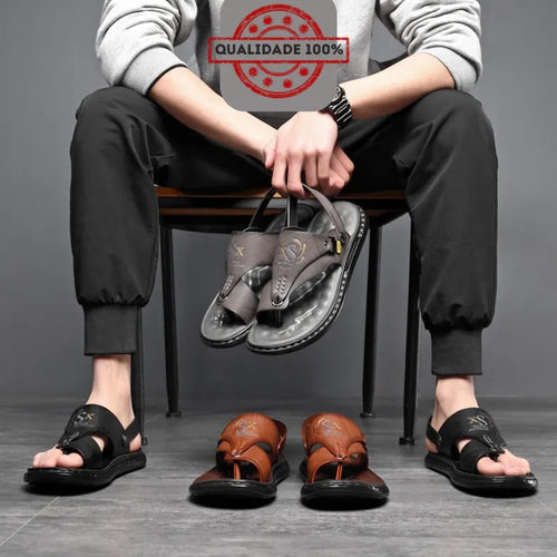 Sandália Casual Flex Horizonte Urbano Jazz, Conforto e Segurança para o Dia a Dia