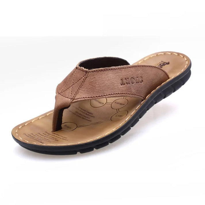 Sandália Masculina Premium Horizonte Virtude, Elegância e Segurança em Cada Passo