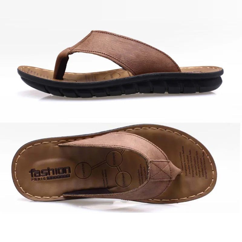 Sandália Masculina Premium Horizonte Virtude, Elegância e Segurança em Cada Passo