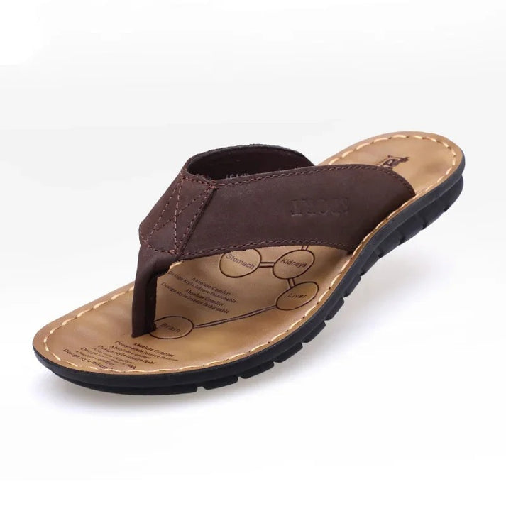 Sandália Masculina Premium Horizonte Virtude, Elegância e Segurança em Cada Passo
