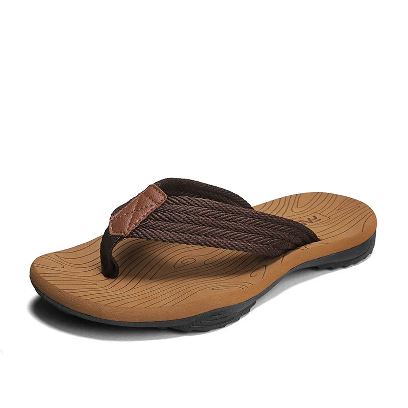 Sandália Masculina Solado Antiderrapante Horizonte Jazz Vitalidade, Conforto Seguro Para o Dia a Dia