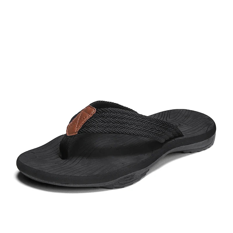 Sandália Masculina Solado Antiderrapante Horizonte Jazz Vitalidade, Conforto Seguro Para o Dia a Dia
