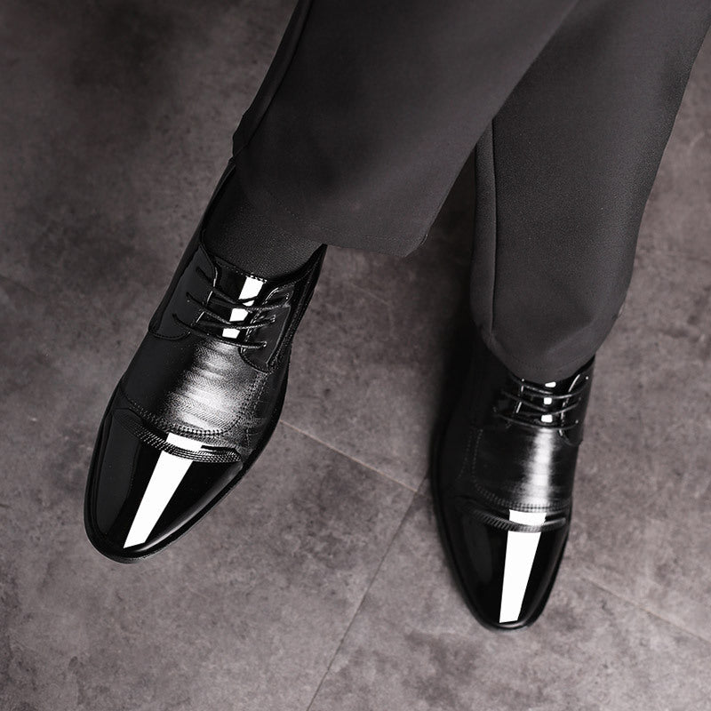 Sapato Social Liso Eclipse Urbano Virtude, Elegância e Conforto em Todas as Ocasiões