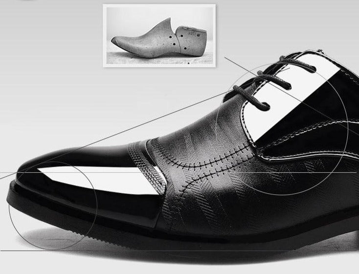 Sapato Social Liso Eclipse Urbano Virtude, Elegância e Conforto em Todas as Ocasiões