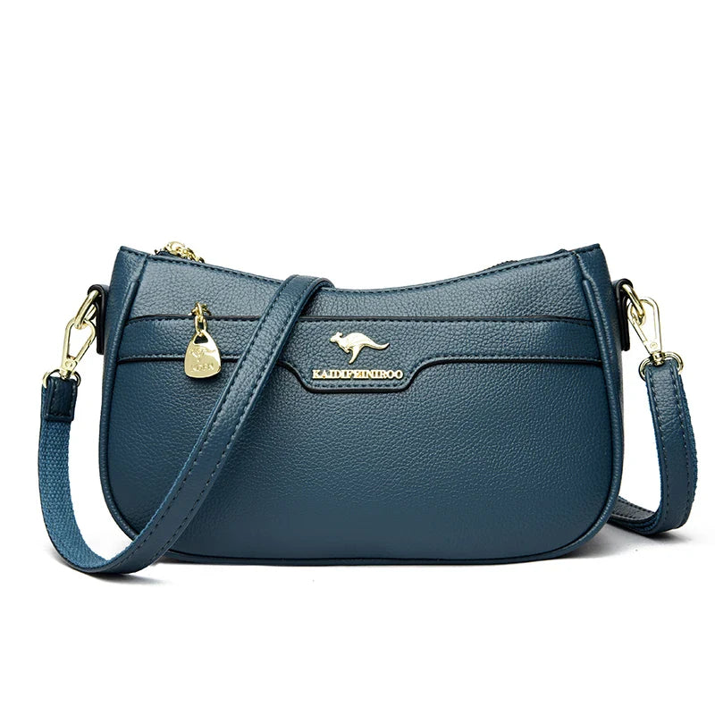 Bolsa Transversal Legítimo Aura Design Verso, Sofisticação Atemporal e Durabilidade Premium