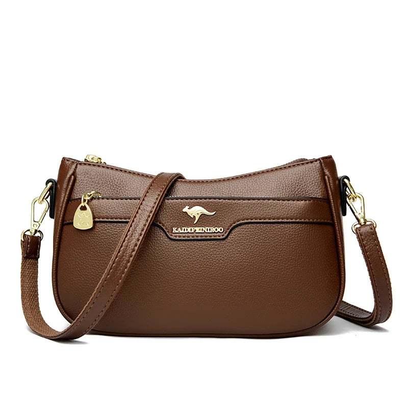 Bolsa Transversal Legítimo Aura Design Verso, Sofisticação Atemporal e Durabilidade Premium