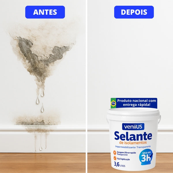 Selante Impermeabilizante para Infiltrações e Vazamentos 3,6 Litros Ferrazi