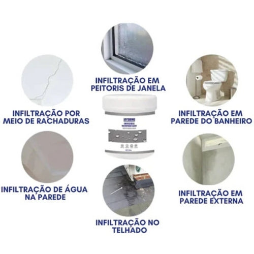 Selante Impermeável para Reparo de Infiltrações e Vazamentos Ferrazi