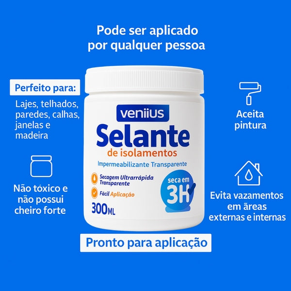Selante Impermeabilizante para Infiltrações e Vazamentos 1 Litro Ferrazi
