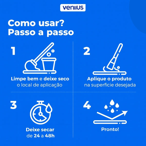 Selante para Impermeabilização de Infiltrações e Vazamentos Veniius | 5 Litros