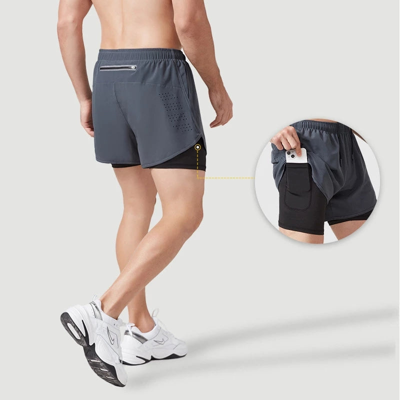 Short Masculino Esportivo Duplo Ferrazi