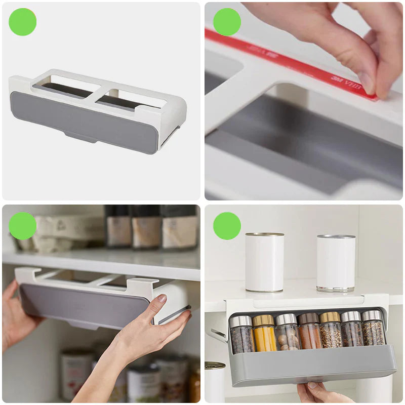 Suporte Organizador para Armário com 6 Potes Ferrazi