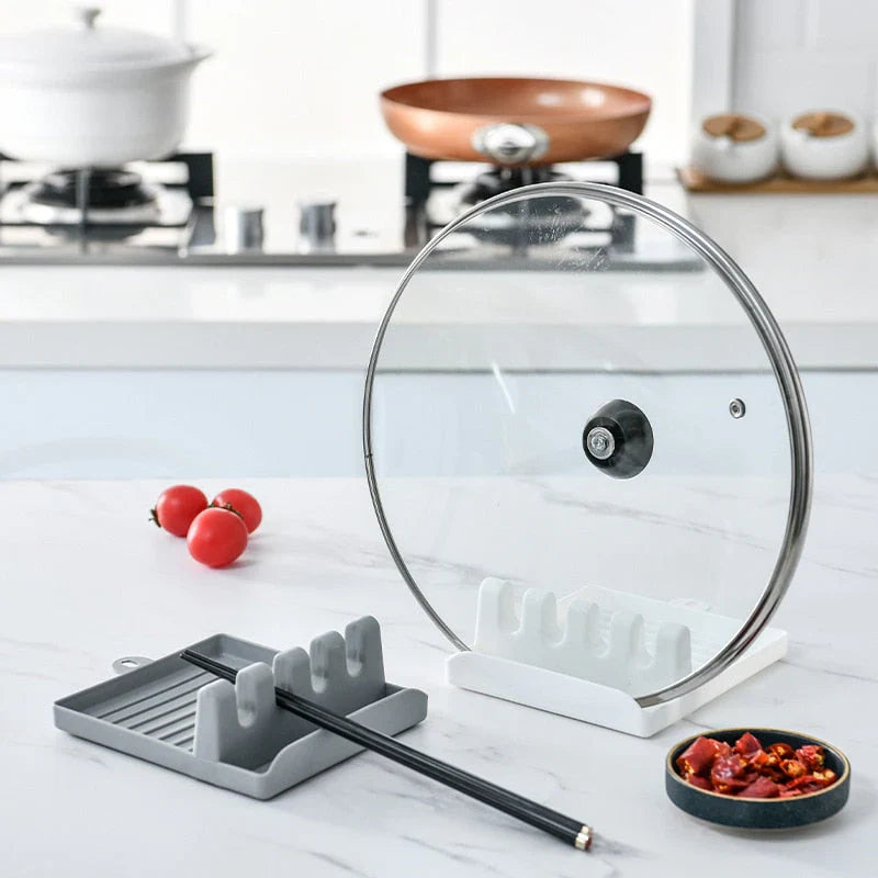 Suporte de Utensílios de Silicone para Cozinha | OrganizePro