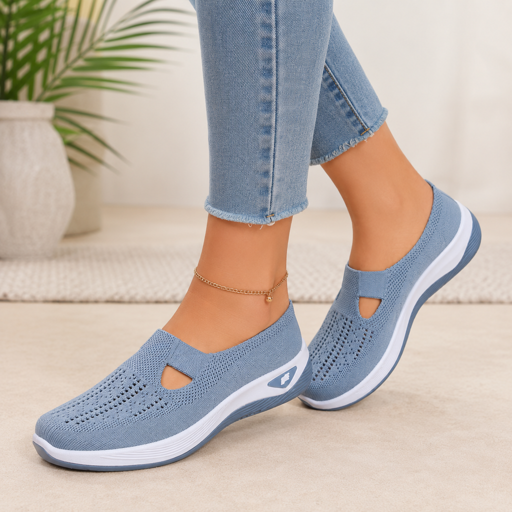 Tênis Feminino Respirável Confortável com Calce Fácil Ferrazi