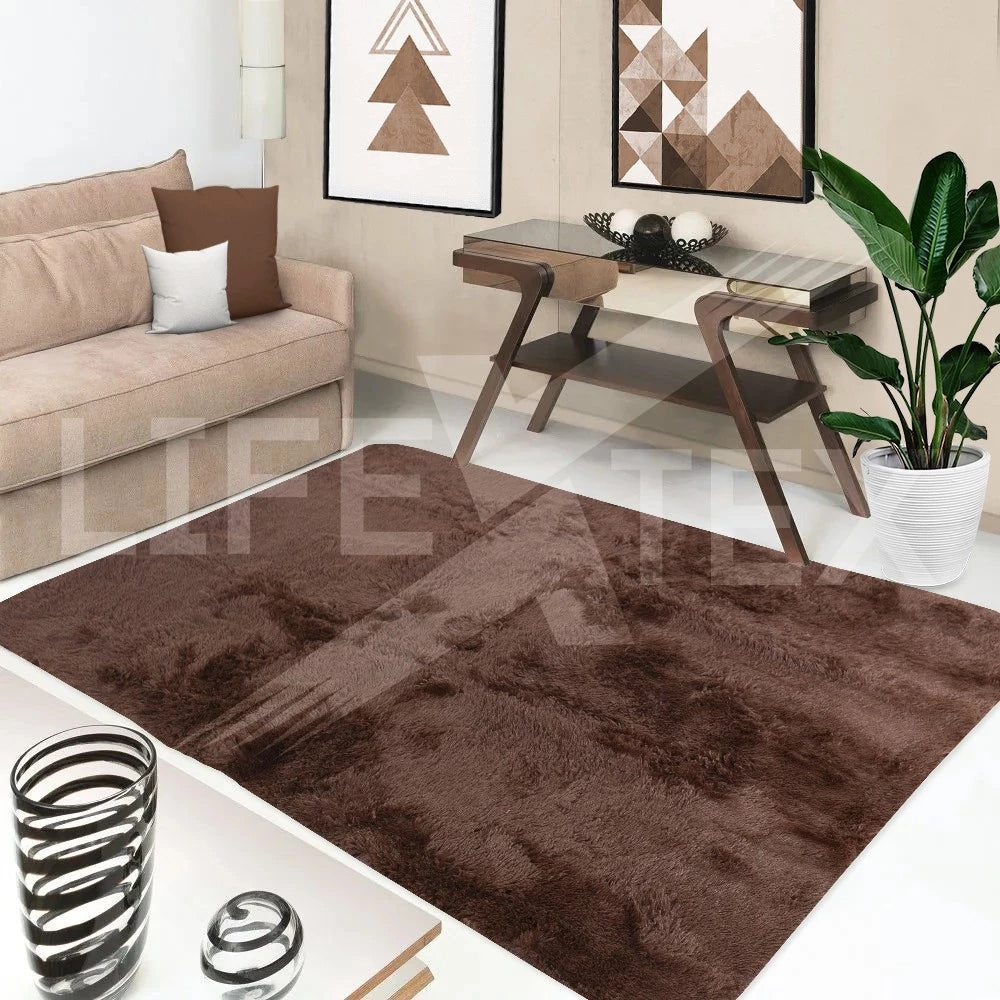 Tapete Decorativo para Sala Felpudo Macio Ferrazi