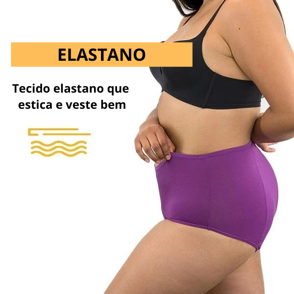Calcinha Absorvente Algodão Harmonia Gaia Horizonte, Proteção Sustentável e Conforto Diário