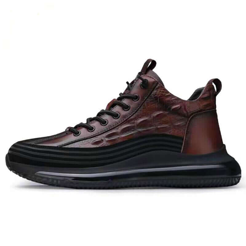 Tênis Casual Texturizado Majestade Urbano Eclipse, Estilo Elevado com Conforto e Presença