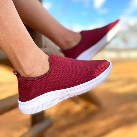 Tênis Meia Feminino Slip On Leve e Confortável Ferrazi - Compre 1 Leve 2