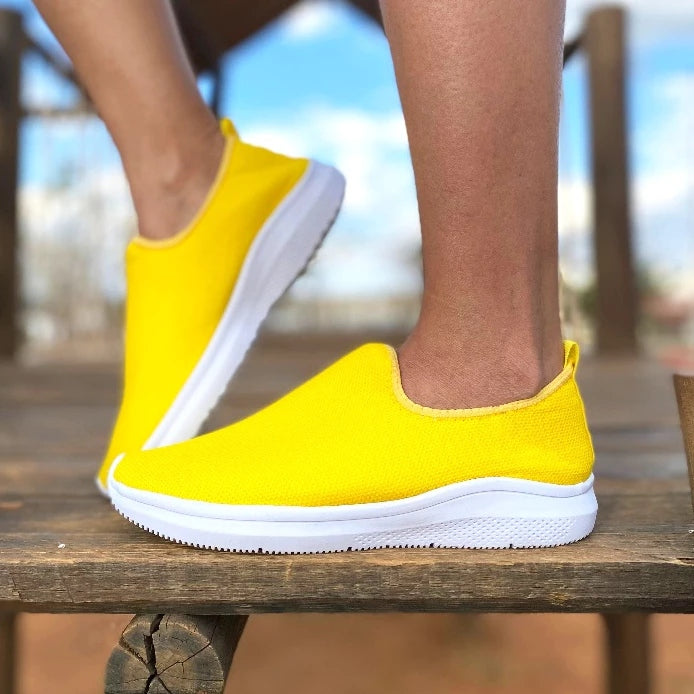 Tênis Meia Feminino Slip On Leve e Confortável Ferrazi - Compre 1 Leve 2