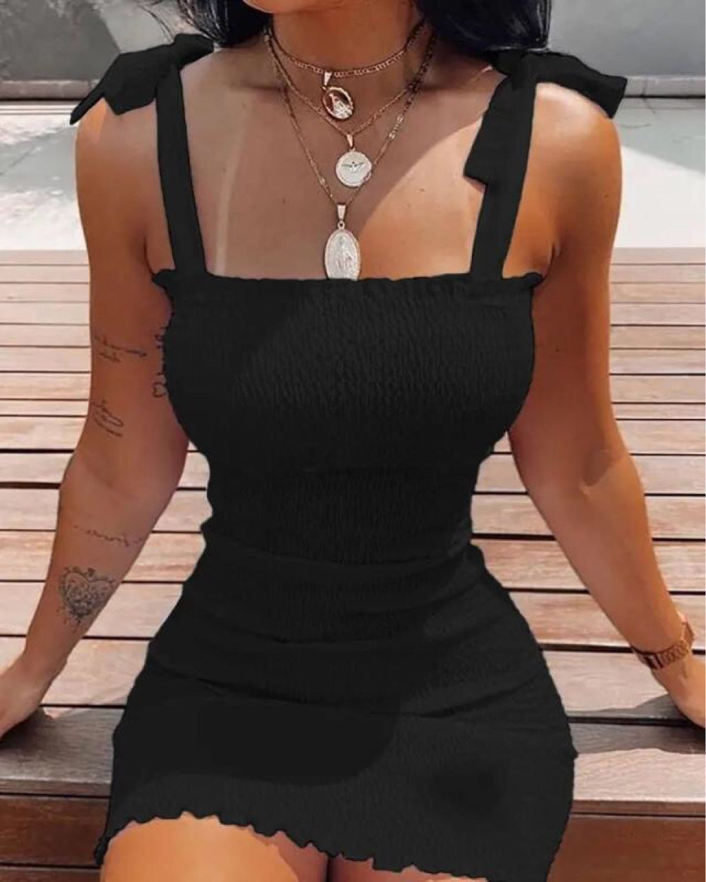 Vestido Feminino Slim Fit Curto Ferrazi