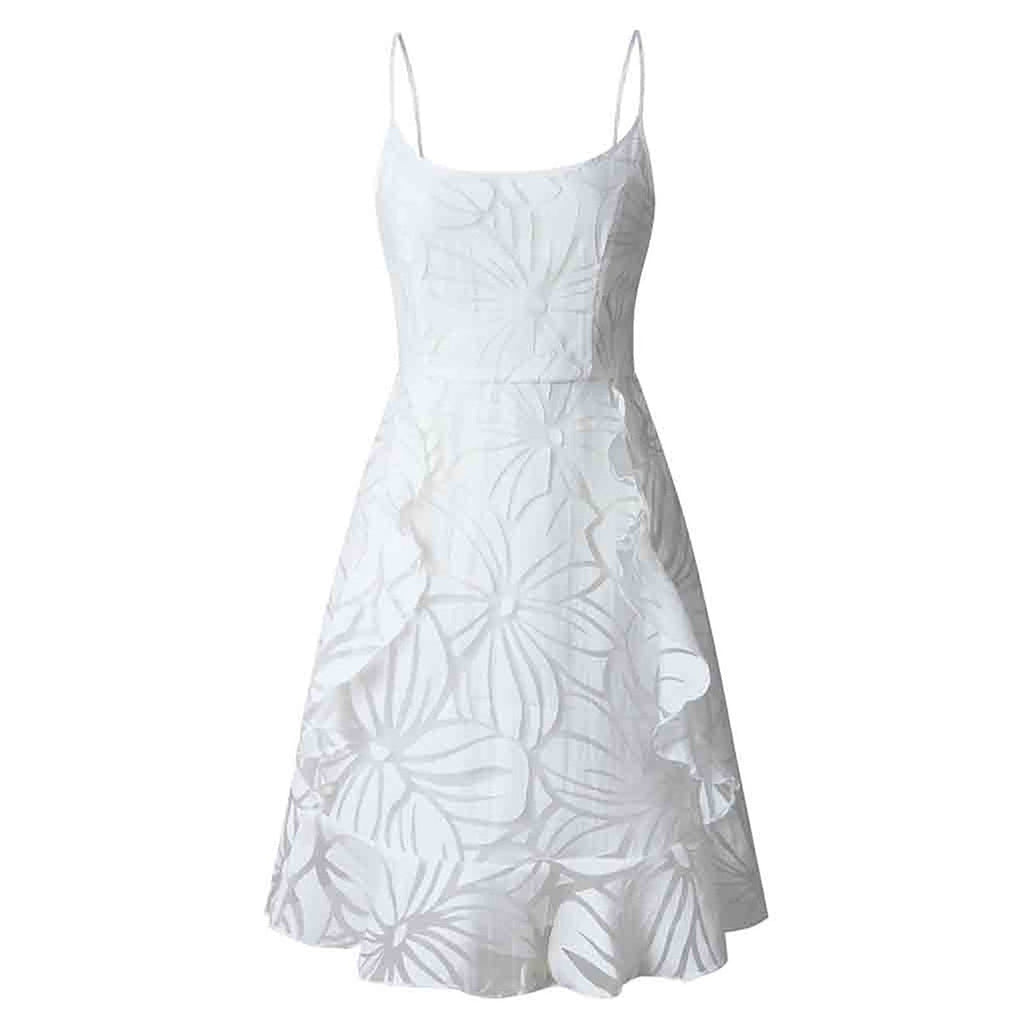 Vestido Feminino de Verão Curto Plissado Ferrazi